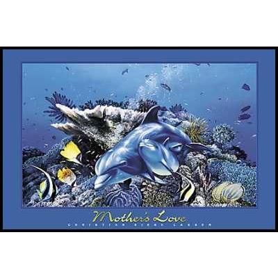 クリスチャン・ラッセン-母の愛(630×935×6.5mm) アートポスター