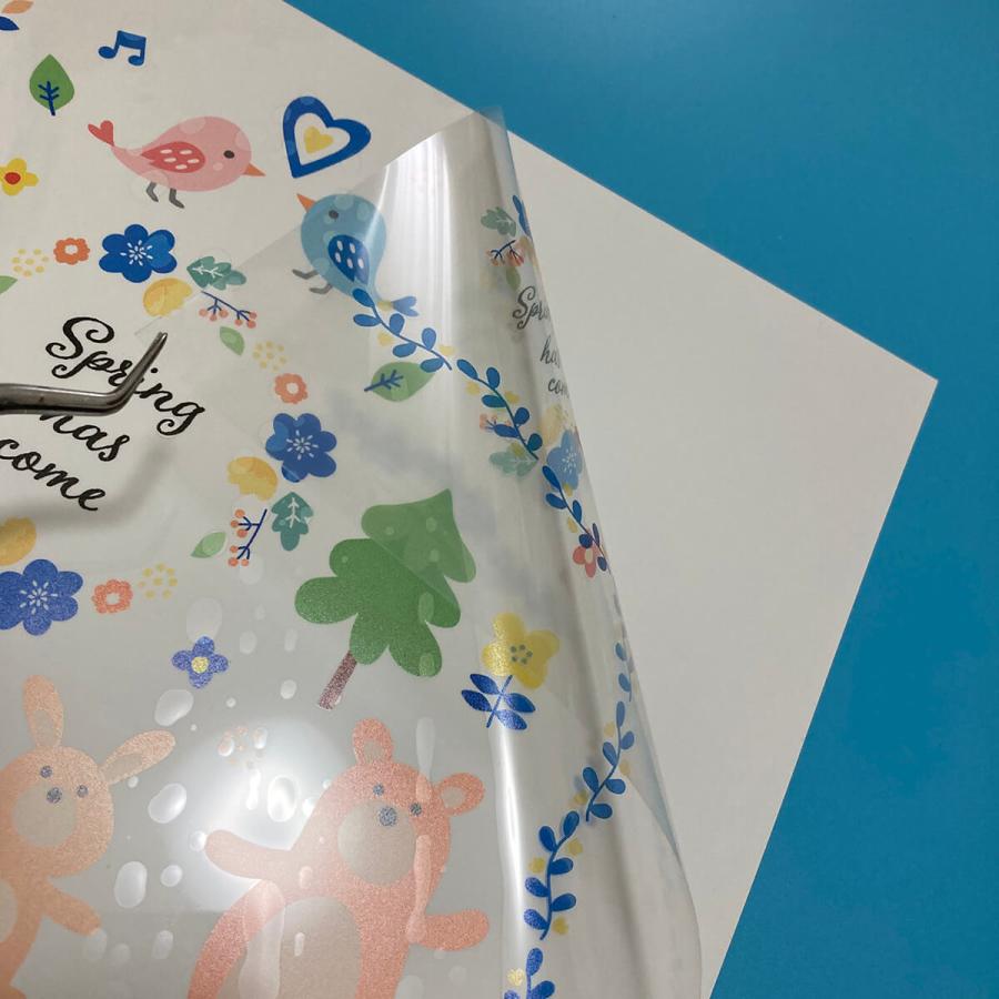 透明フィルムロール 145ミクロン 914mm×20M 光沢フィルム 印刷 用紙