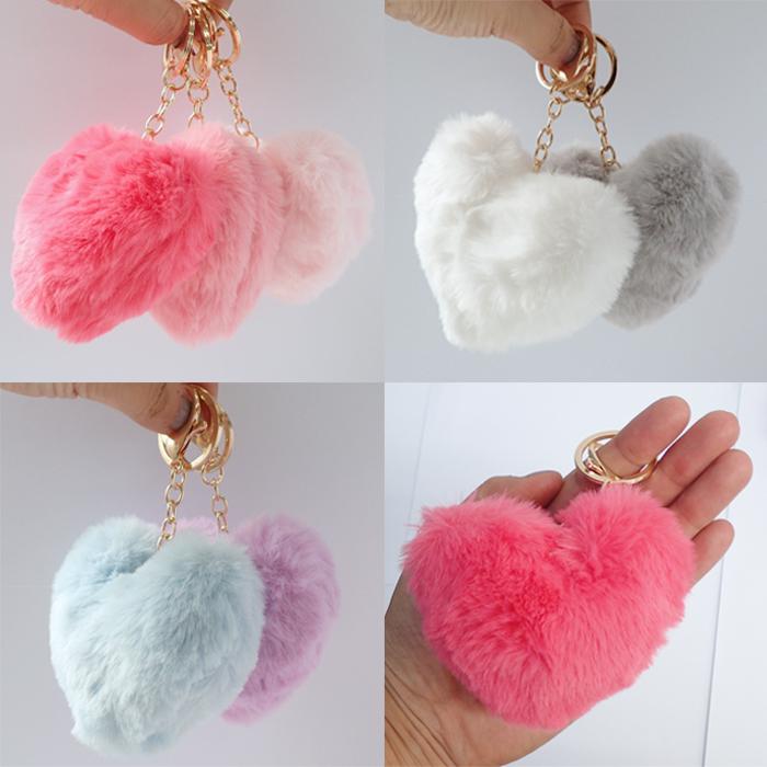 非売品】HANA FC 新規入会特典 オリジナルハートファーキーホルダー