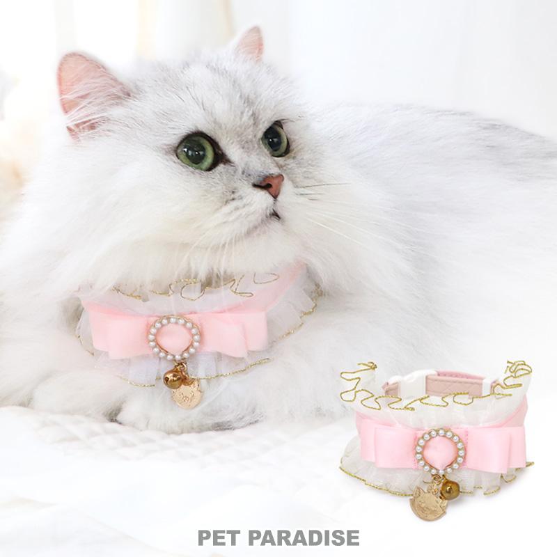 Disney（ディズニー） 猫 首輪 マリーちゃん フリル ｜ チョーカー