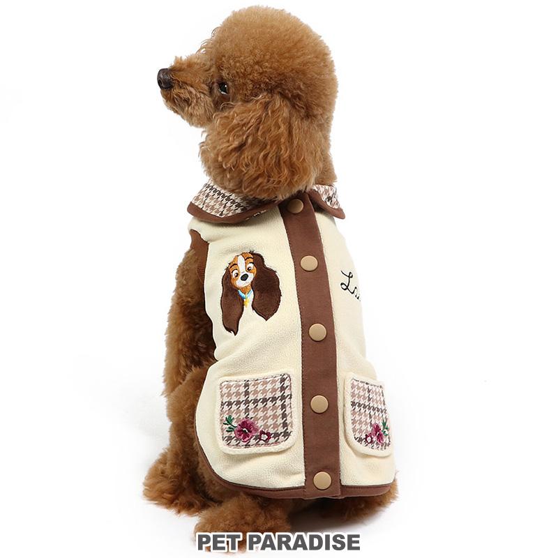 Disney（ディズニー） 犬 服 秋冬 ベスト 背中開き 〔小型犬