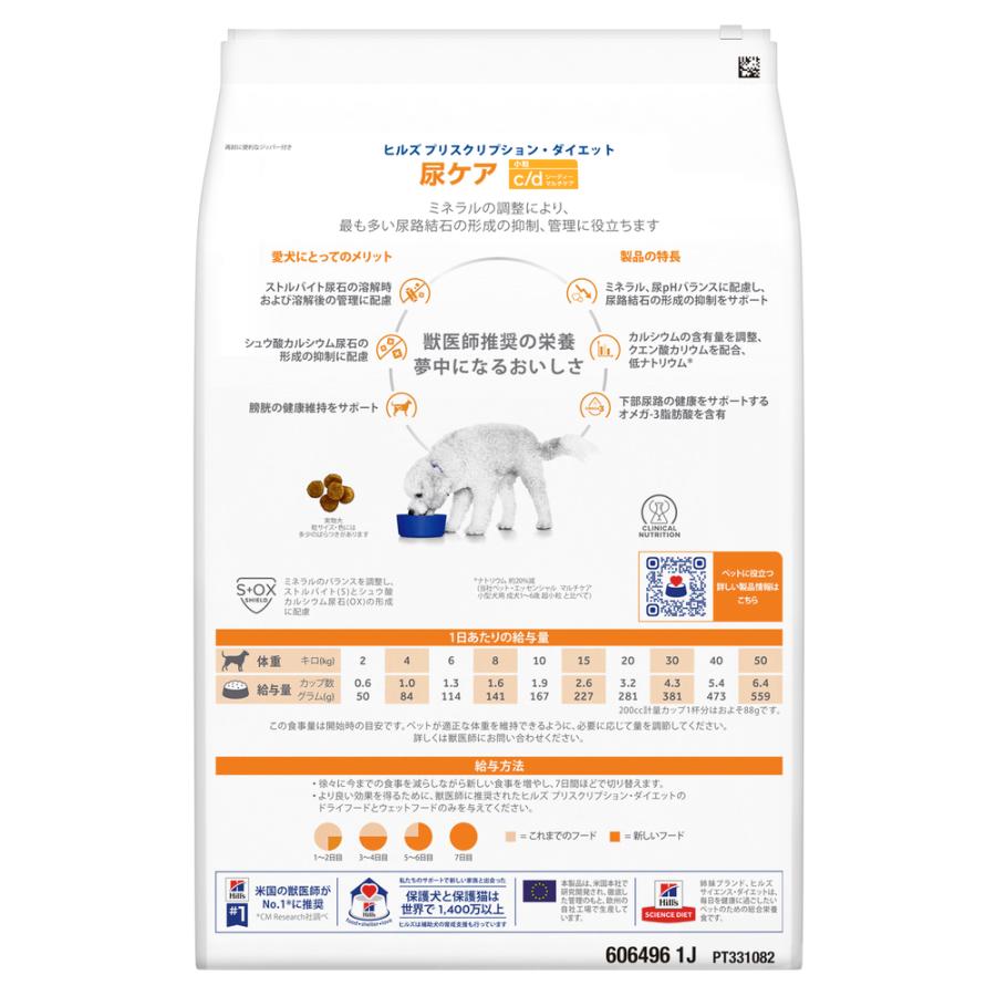 ヒルズ 食事療法食 犬用 c/d シーディー マルチケア 尿ケア ドライ