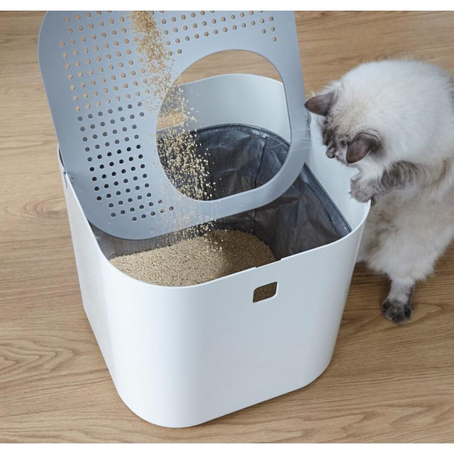 猫用トイレ modkat モデキャット リターボックス 全2カラー ( ホワイト