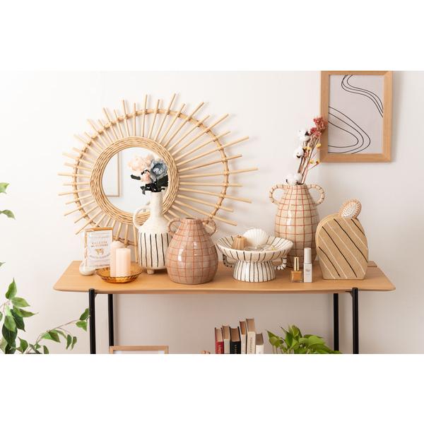 フラワーベース CLY-76 花瓶 花びん かびん フラワースタンド 陶器