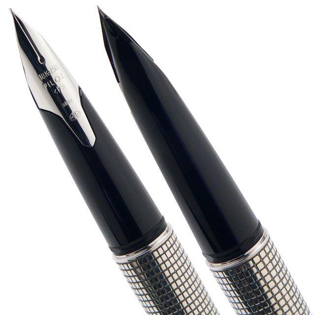 PILOT（パイロット） 【在庫品】パイロット万年筆 シルバーン 格子