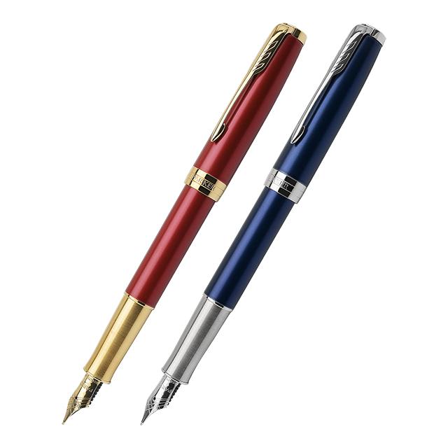 ソネット 万年筆 パーカー PARKER SONNET レッドGTブルーラッカーCT