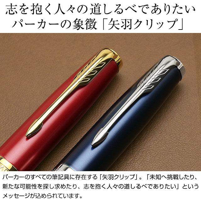 ソネット 万年筆 パーカー PARKER SONNET レッドGTブルーラッカーCT