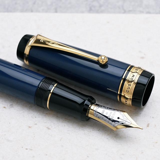 CUSTOM（PILOT） 万年筆 パイロット カスタム URUSHI 紺青 FM 中細字 M