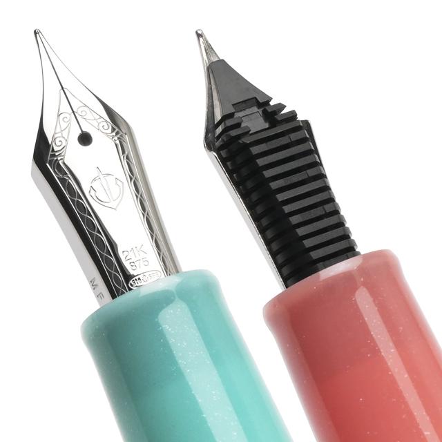 セーラー万年筆 万年筆 限定品 海の万年筆 SAILOR グリーン 緑 ピンク