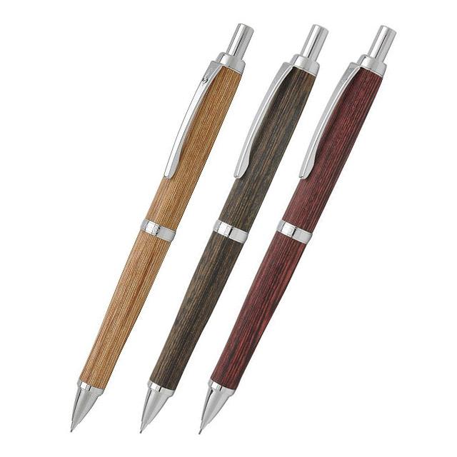 未使用】天然木材使用PILOT万年筆、ボールペン、シャープペンシル