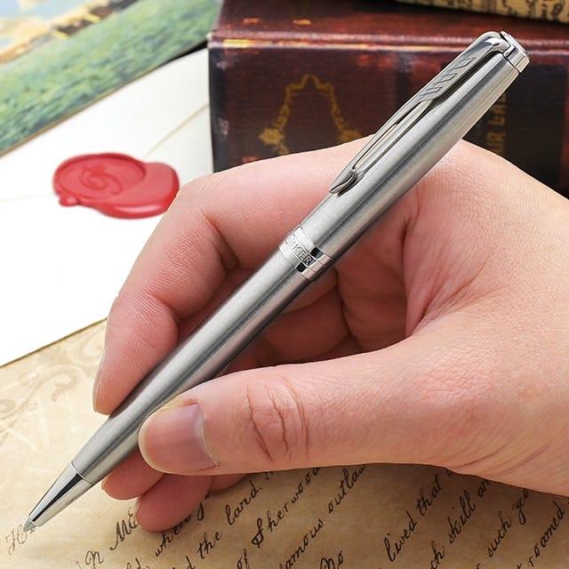 パーカー シルバー万年筆ボールペンセット AUST製 詳細ページ | 万年筆