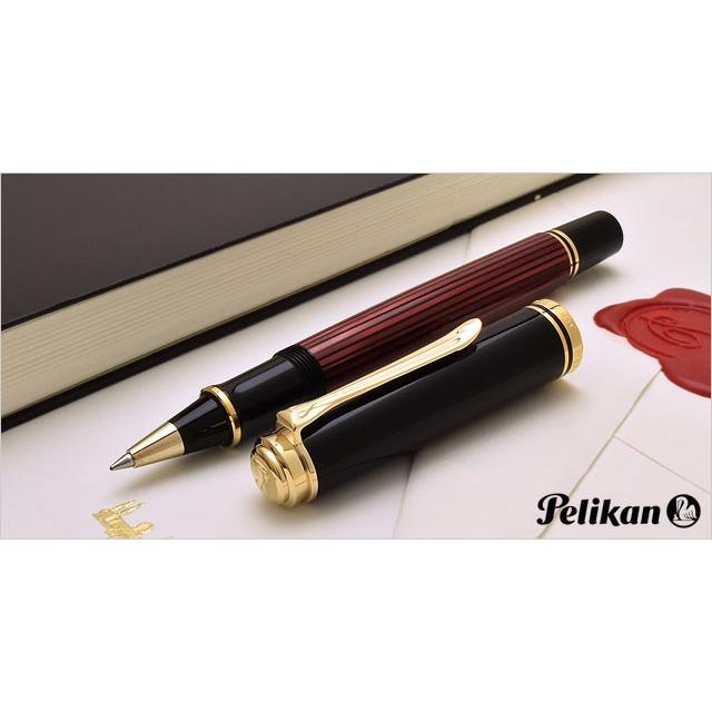 PELIKAN ペリカン スーベレーンR600 ローラーボール 赤縞 Pelikan
