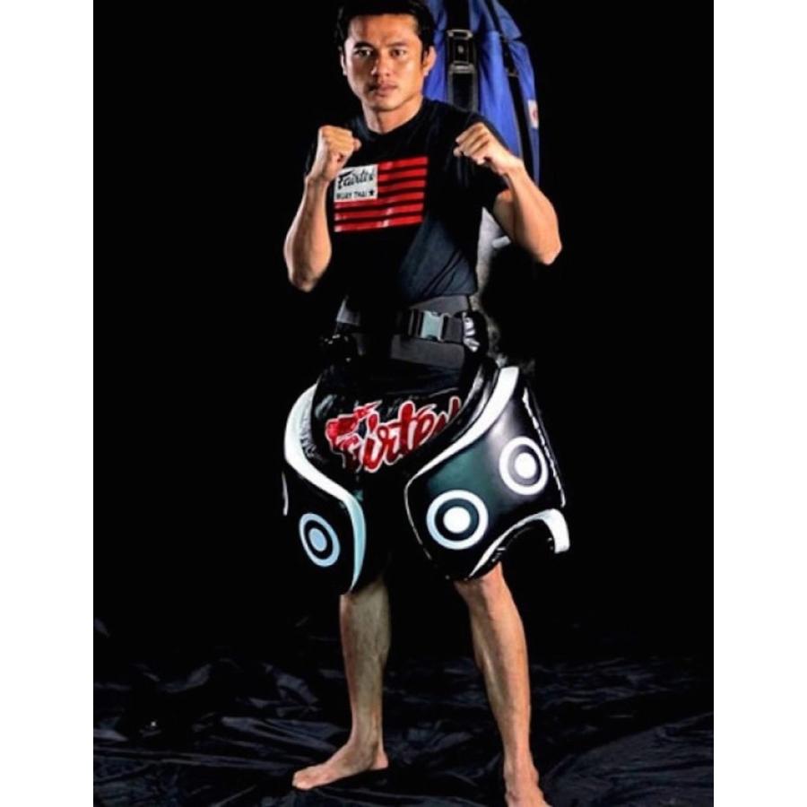 Fairtex ローキックパッド 青 ムエタイ キックボクシング 左右セット