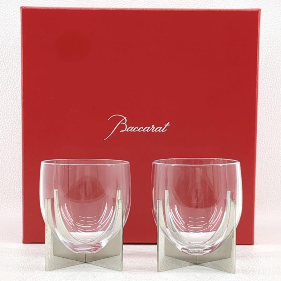 Baccarat クリスタルバカラシャンパングラス フルート 2個セット 箱