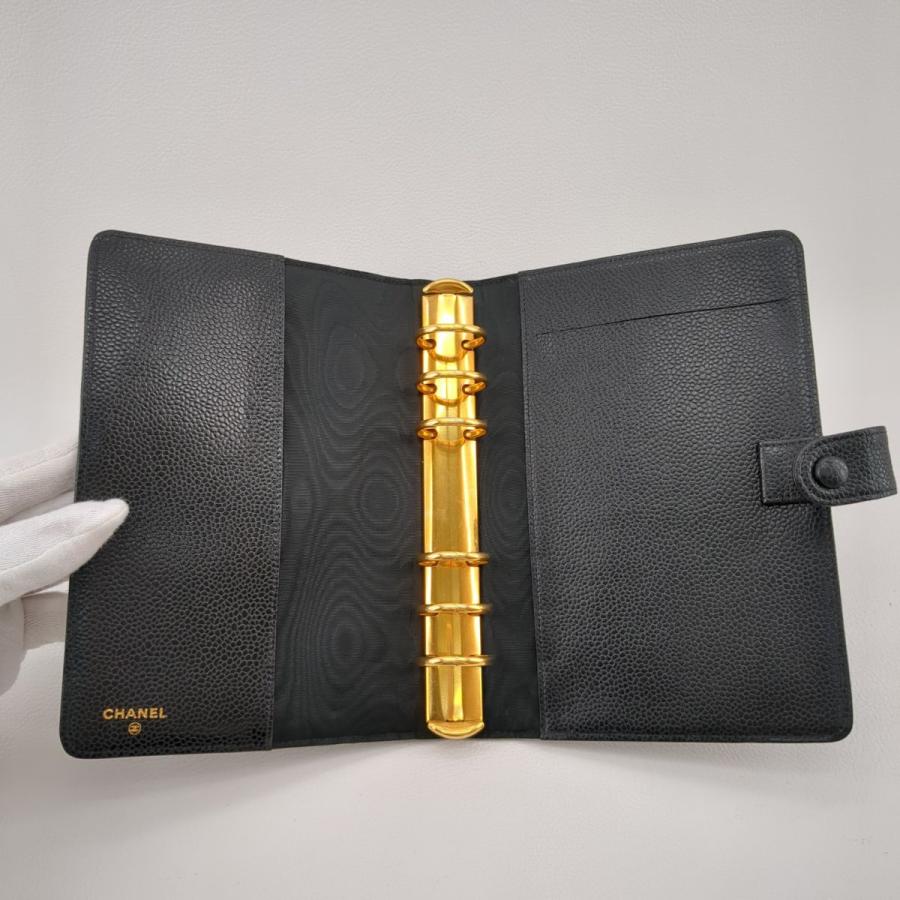 CHANEL（シャネル） 極美品】シャネル 手帳カバー 6穴 A07013 ココ