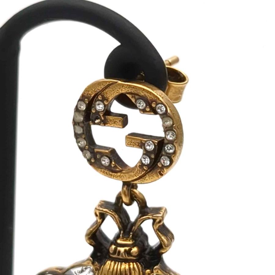 GUCCI（グッチ） ピアス インターロッキングG ビー 蜂型 ゴールド
