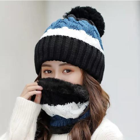 新品 ニット帽 マフラー セット 裏起毛 ボア CK shopzero_mzwb2855