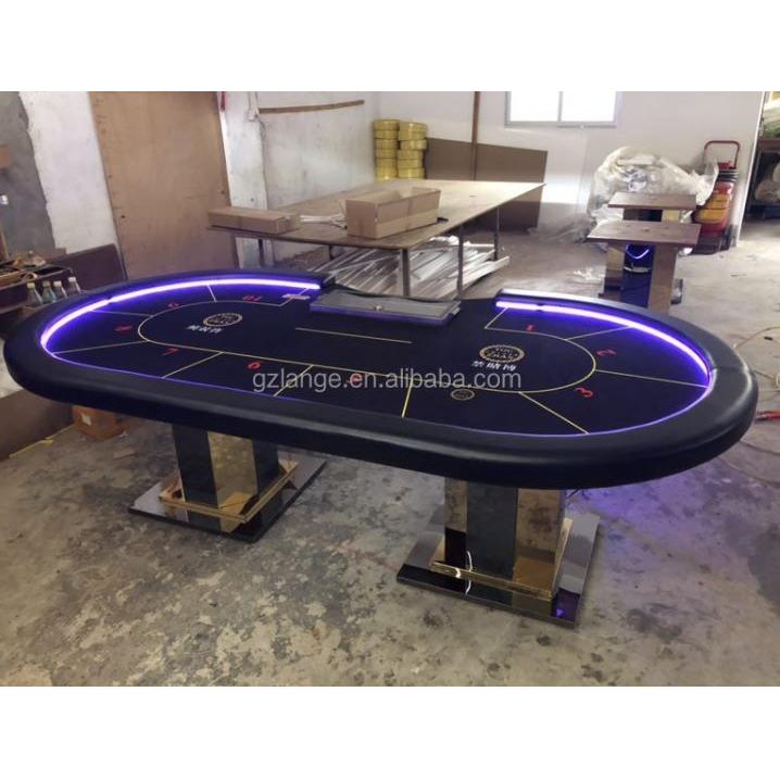 輸入品】ポーカーテーブル 10人用 カジノテーブル テキサスポーカー