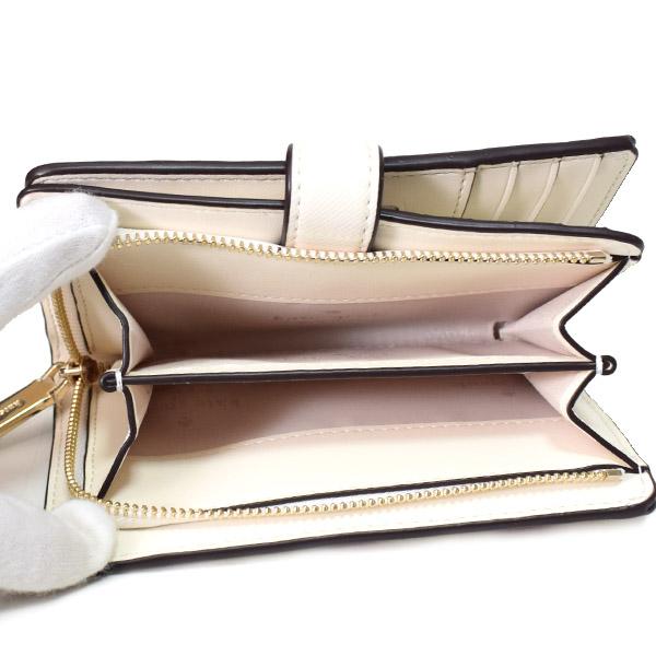 kate spade ケイトスペード ハート 二つ折り 財布 ホワイト kate spade