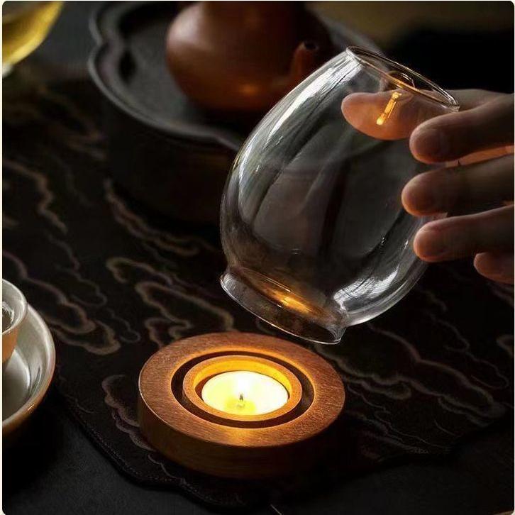 plusnao（プラスナオ） キャンドルスタンド キャンドルホルダー ガラス