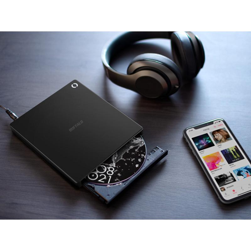 BUFFALO RR-W1 CD音楽転送デバイス ブラック Amazon.co.jp: RR-W1-BK