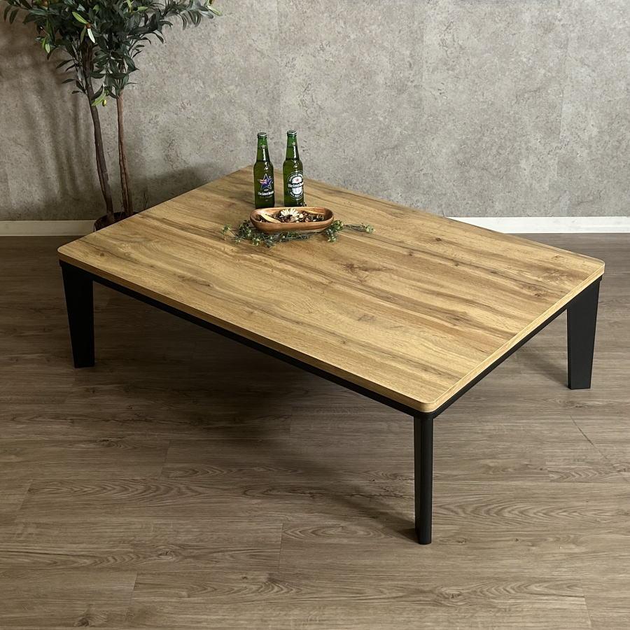 メトロ電気工業 こたつテーブル こたつ 120cm幅 長方形 家具調こたつ