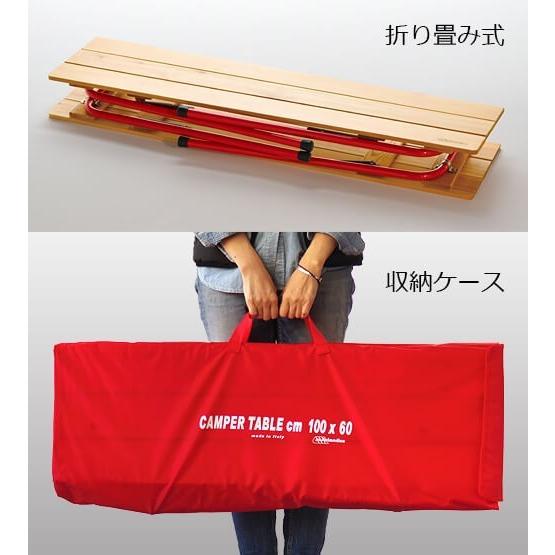 カステルメルリーノ ハイ＆ローキャンパーテーブル 100×60 : plywood
