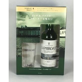 ラフロイグ 送料無料 ウイスキー セレクト 700ml オリジナルグラス付き