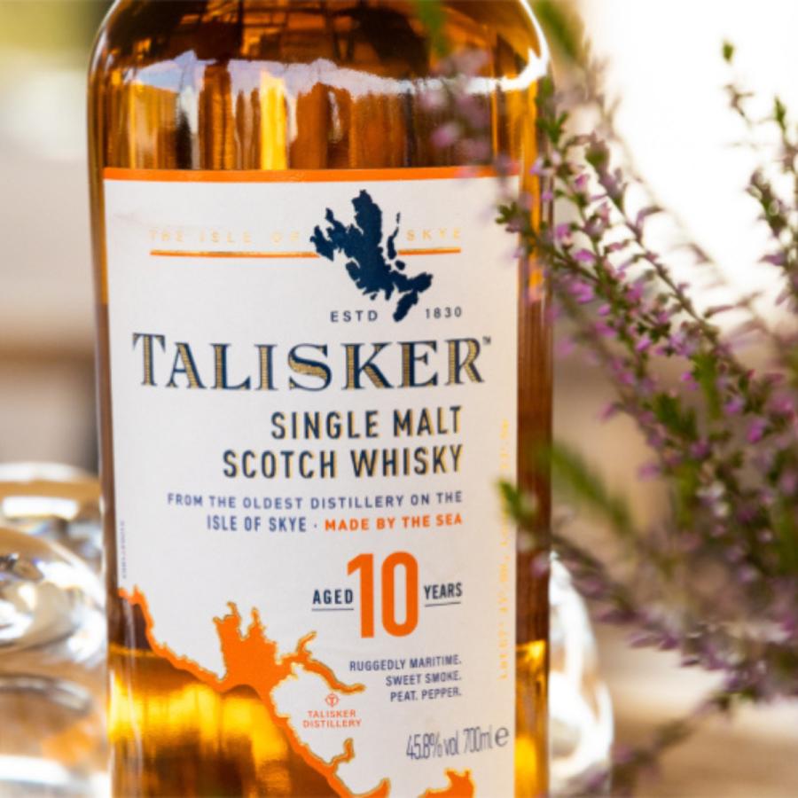 タリスカー ウイスキー 10年 700ml 箱付き スコッチ シングルモルト