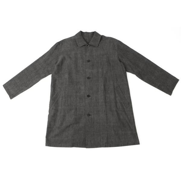 ヨーガンレール（JURGEN LEHL） コットンハーフシャツコート グレーM
