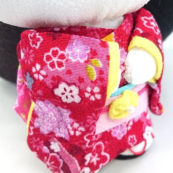 ちりめんハローキティ「ぬいぐるみM」(サンリオ,はろうきてぃ,日本人形