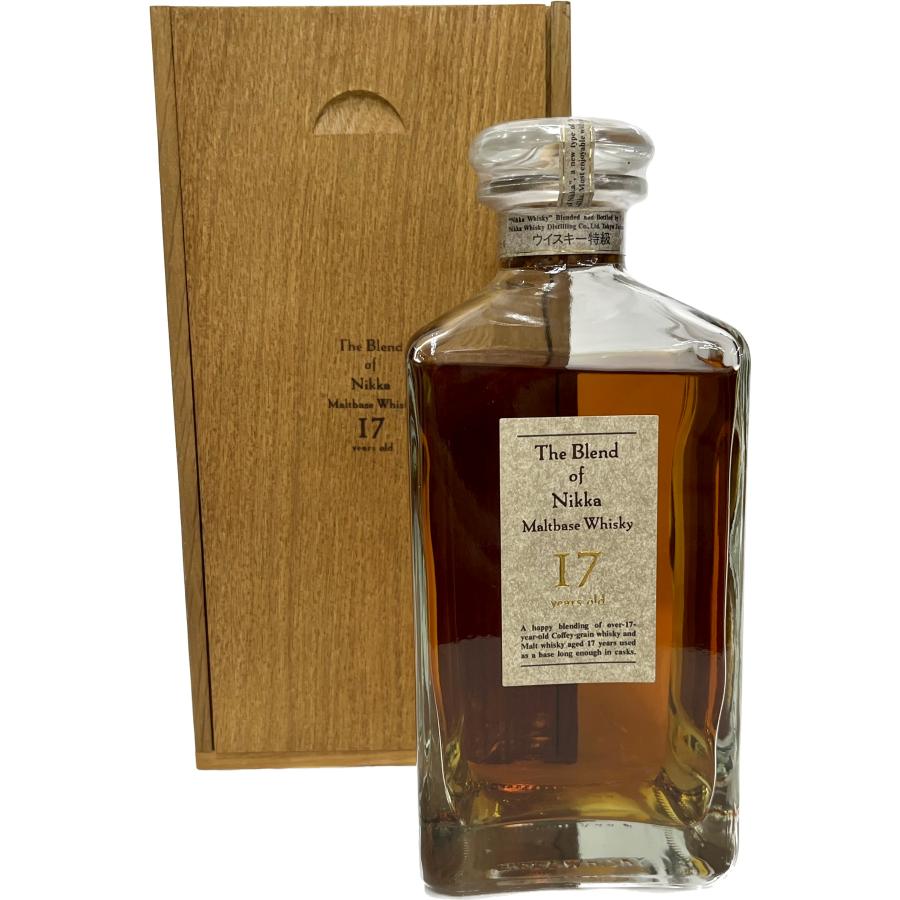 ニッカ 17年 NIKKA ザ ブレンド オブ ニッカ モルトベース 冊 箱付 未