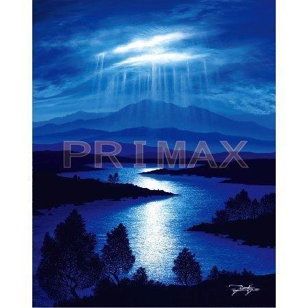 ジョン・ラッテンベリー 「星の降る夜に」 デジタルアート 額装