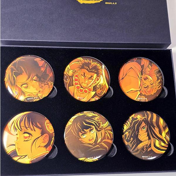 鬼滅の刃 獪岳 缶バッジ キービジュアル缶バッジセットc 鬼滅の刃 キー