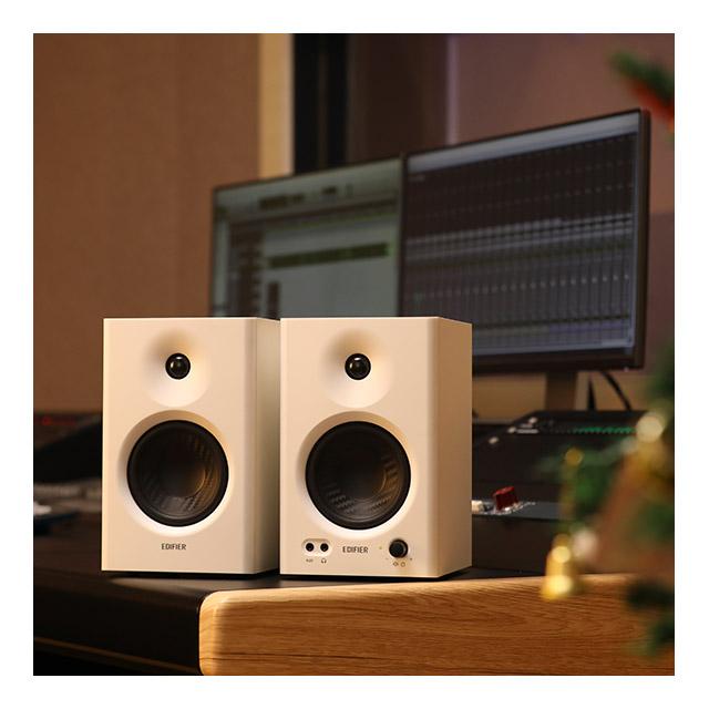 EDIFIER MR4 スタジオモニタースピーカー ホワイト 動作確認済み