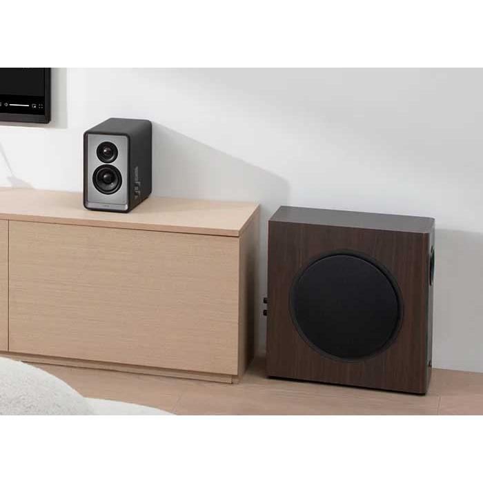 1114/EDIFIER T5 S サブウーファー 茶色 Edifier パワードサブ