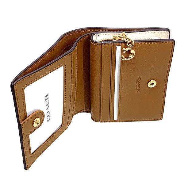 COACH（コーチ） 国内発送 財布 レディース 折り財布 ペブルド レザー