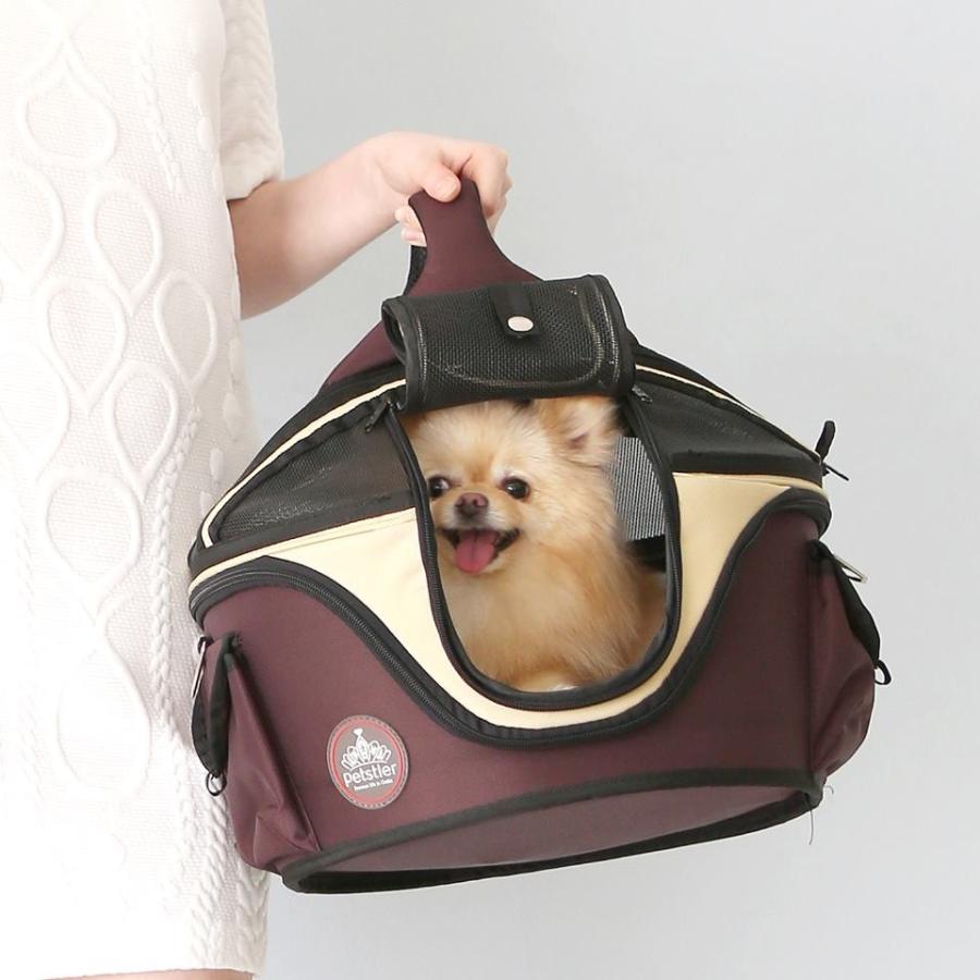 フルオープン プレミアム ペットキャリー おしゃれ 丸型 犬用 猫用