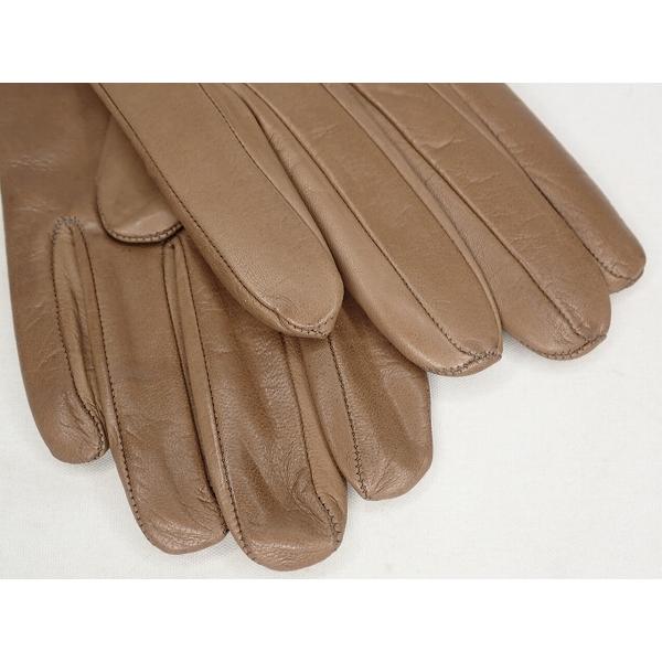 新品 セルモネータグローブス 革手袋 裏カシミア こげ茶 6.5 2025年