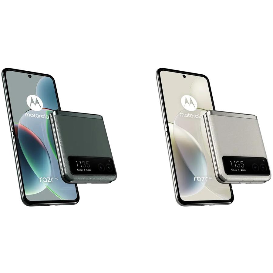 moto razr 40 SIMフリー 8+256GB セージグリーン