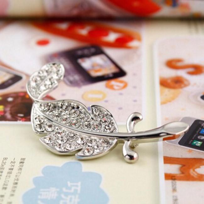 美品 Christian Dior 大ぶりブローチ 羽 フェザー ストーン Yahoo