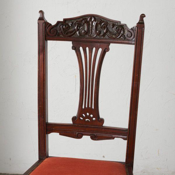 IZ82615N☆張替済 英国 アンティーク エドワーディアン ダイニング