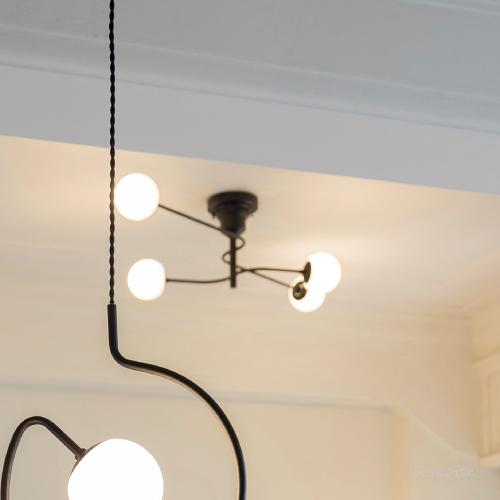 INTERFORMインターフォルム 4灯スポットシーリングライト INTERFORM