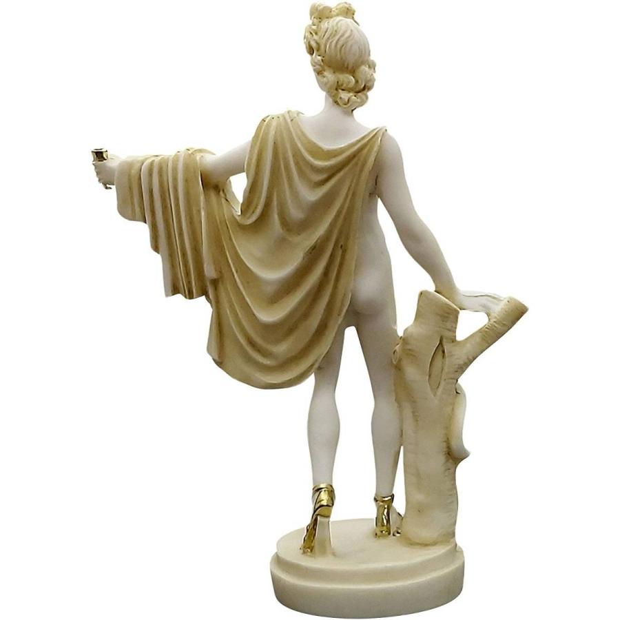 アポロン-光（太陽） 47cm, 音楽 詩の古代ギリシャ神像 彫刻 彫像