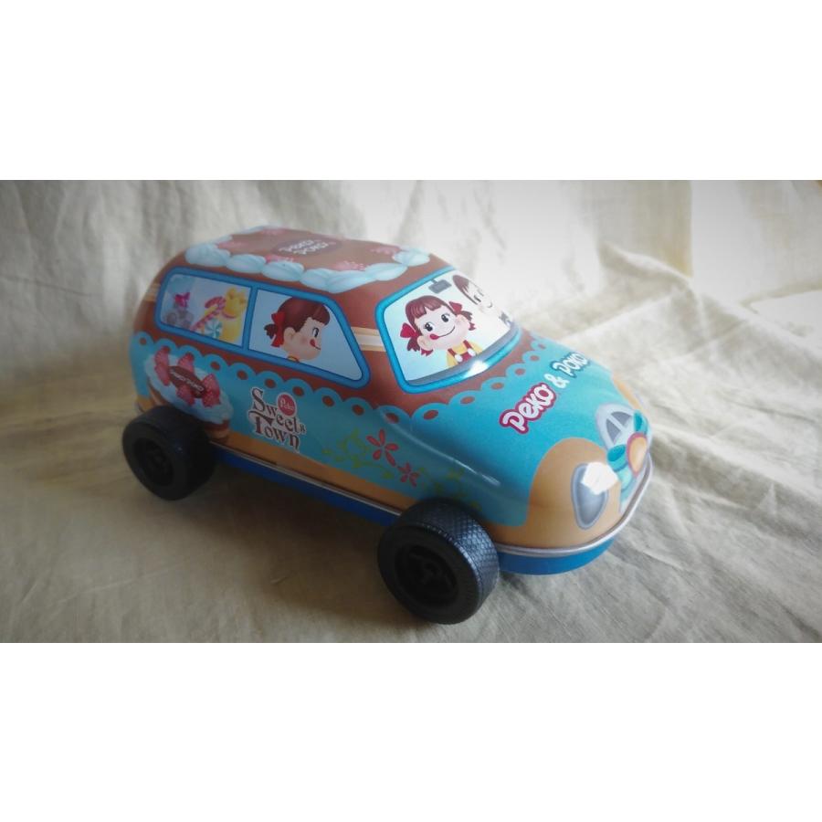 ペコちゃん ポコちゃん 不二屋 車 型はめ パズル ミニカー レトロ 貴重