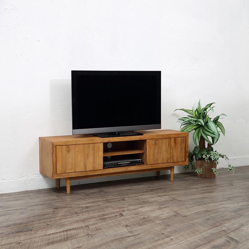 チーク材 テレビボード テレビ台AVボード W1500 チーク材 テレビボード