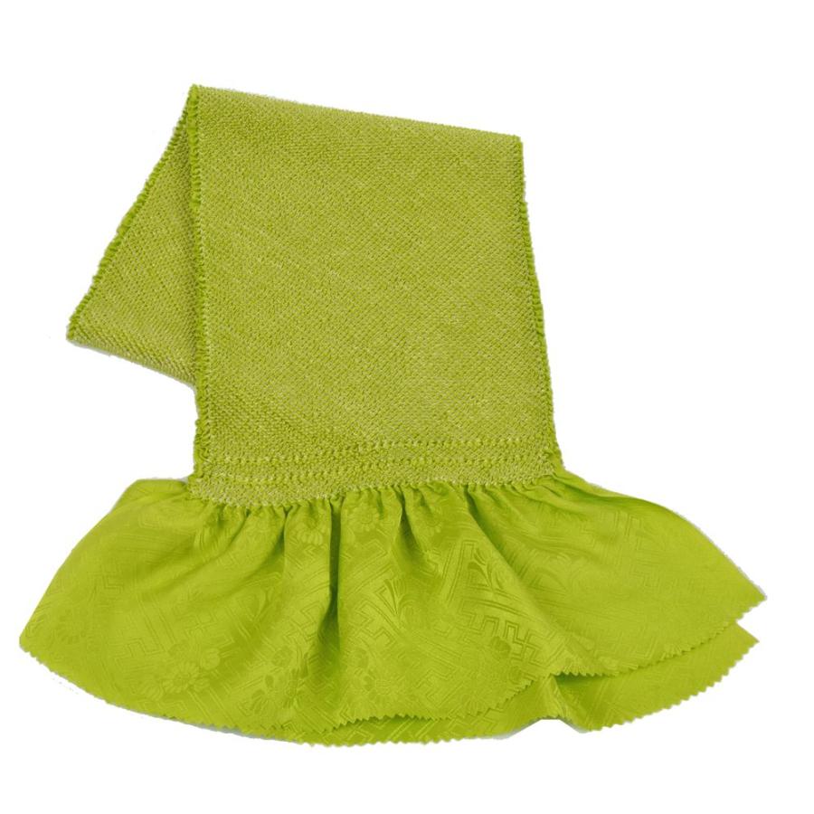 振袖用 四つ巻き 帯揚げ 黄緑 帯揚 おびあげ 成人式 結婚式 : 楽市