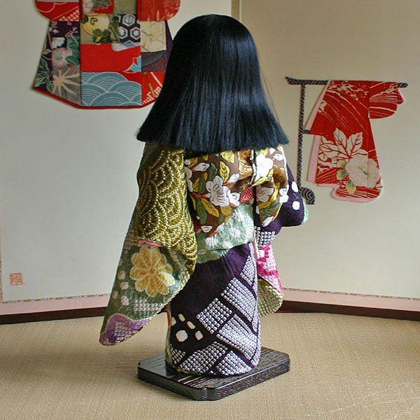 松乾斎東光作】市松人形 女の子 アンティークドール 約54cm 木札付き