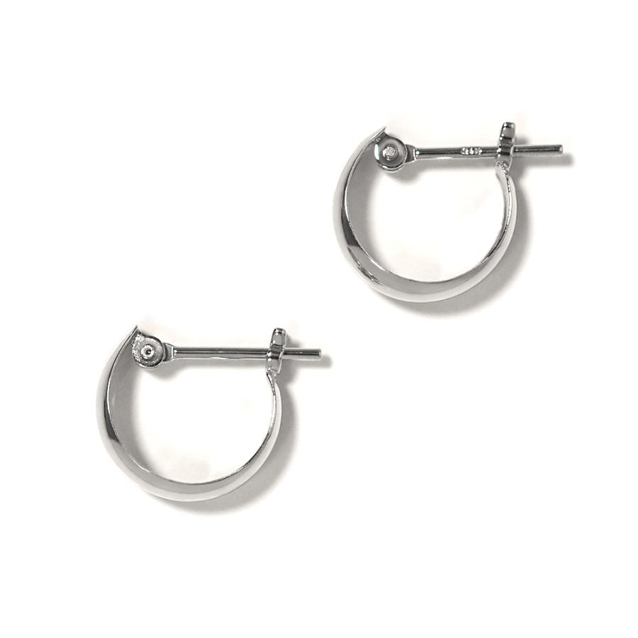 K18 ナロー ゲッコー ピアス レディース フープピアス 18k 18金