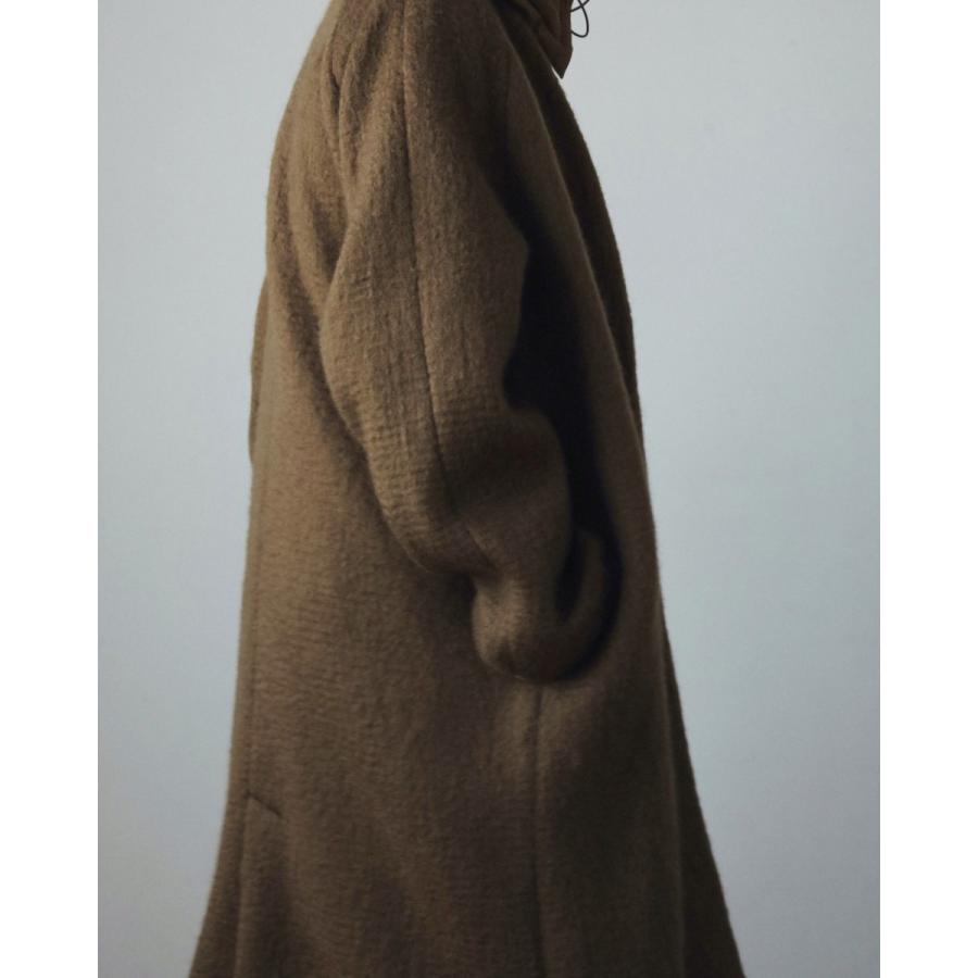 anuke（アンヌーク） SALE ANUKE (アンヌーク）Collarless Shaggy Coat